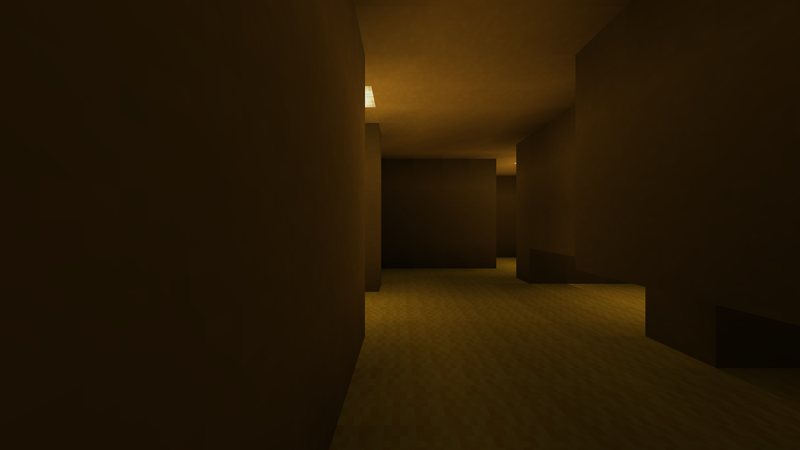 Level 0, The Lobby: yellow rooms and humming lamps