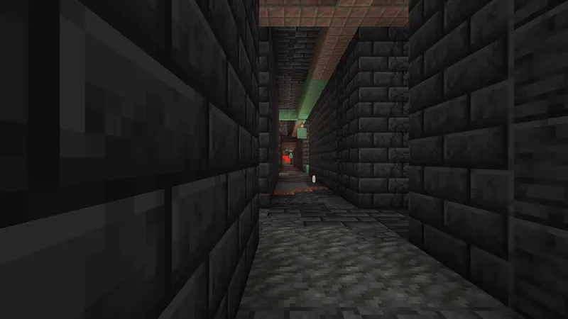 Level 2, The Pipe Works: something walks up the tunnel towards you