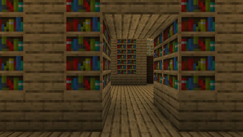 Level 64637, The Library: shelves without end