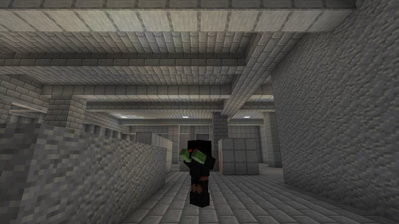 The Hound: a hunter in black with red eyes, on Level 1