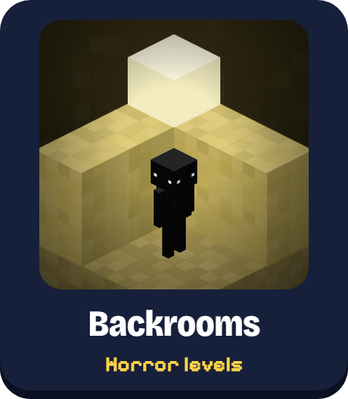 Backrooms: horror levels