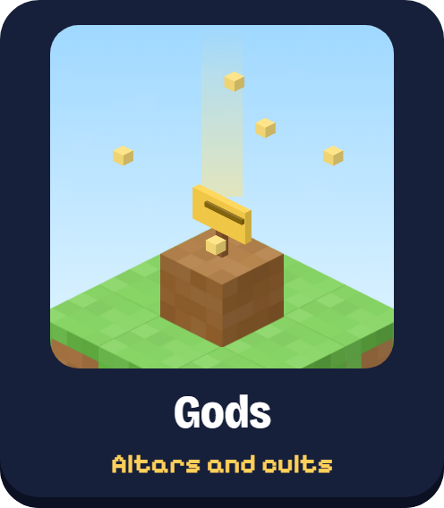 Gods: altars and cults